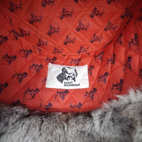 Mad Bomber Rabbit Fur Hat Russian Winter Hat With Eat Flaps Size Large EUC - Picture 10 of 13